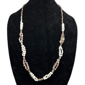 Vintage Seashell Strand Necklace